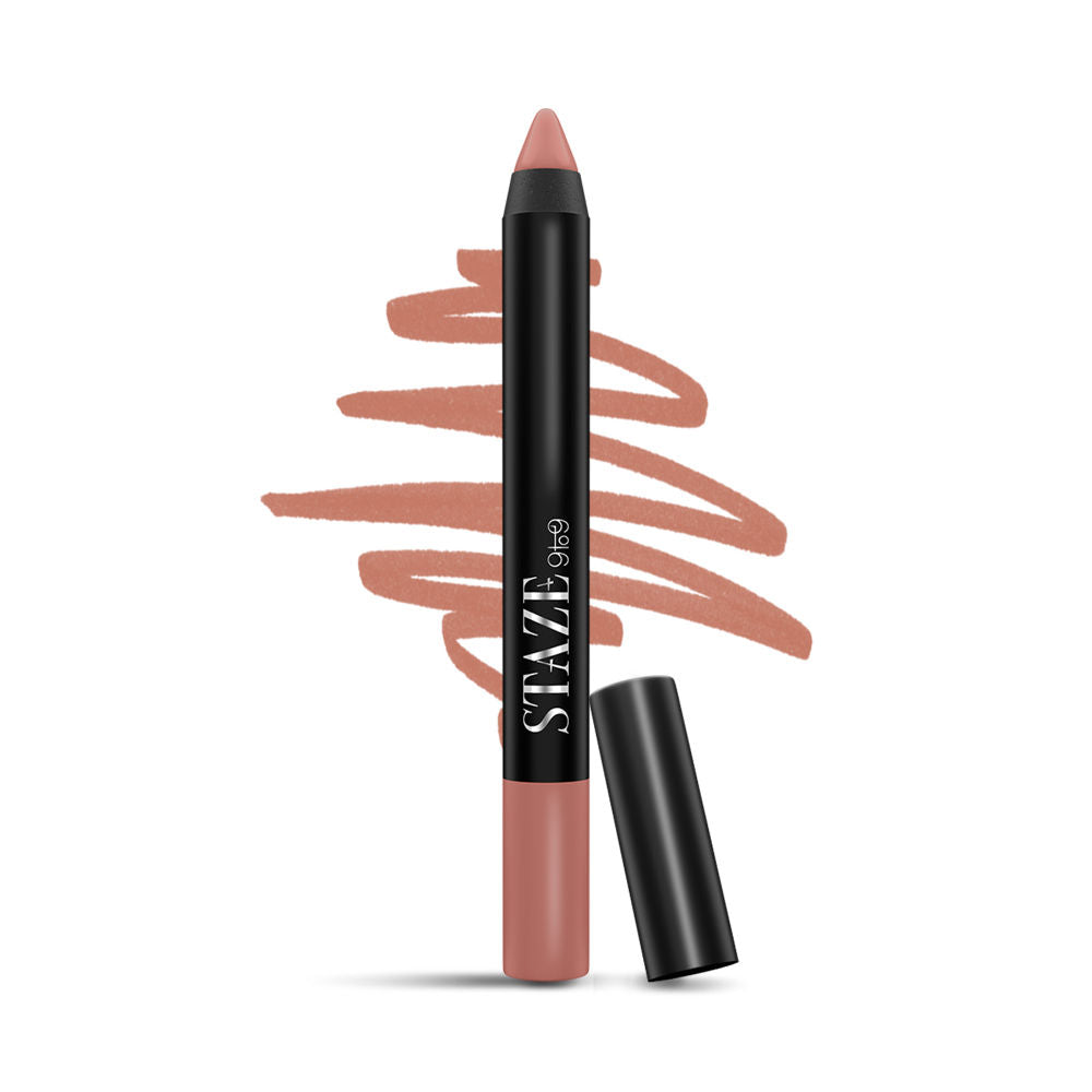 STAZE 9 To 9 Pout On Matte and Smudgeproof Lip Crayon