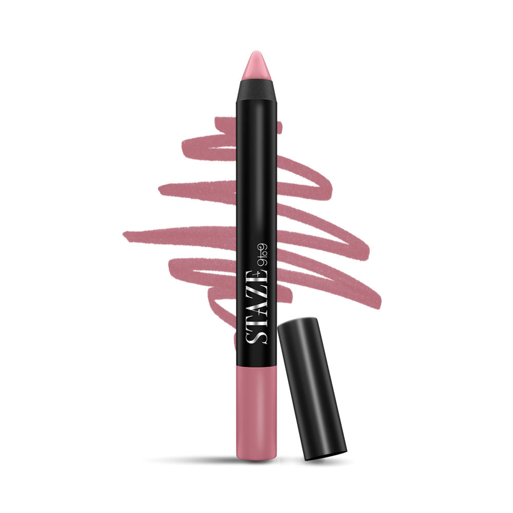 STAZE 9 To 9 Pout On Matte and Smudgeproof Lip Crayon
