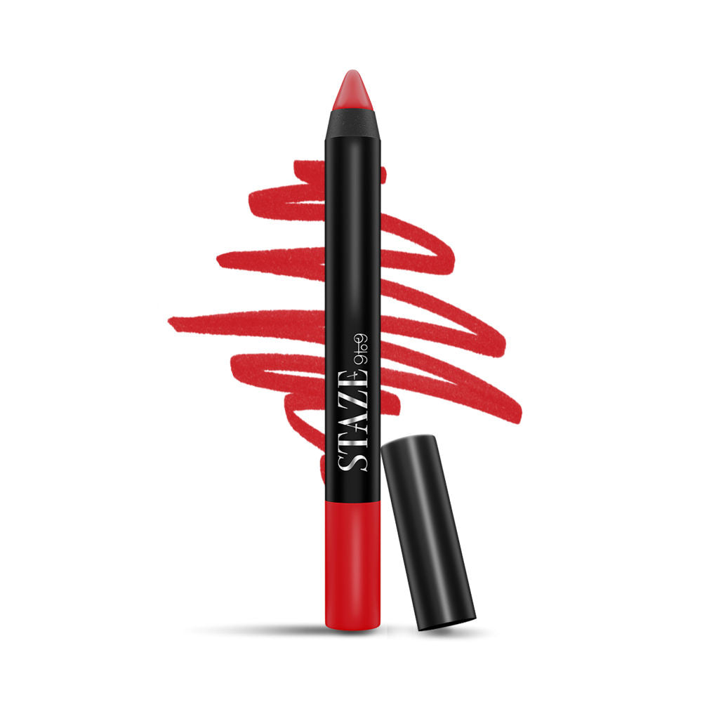 STAZE 9 To 9 Pout On Matte and Smudgeproof Lip Crayon