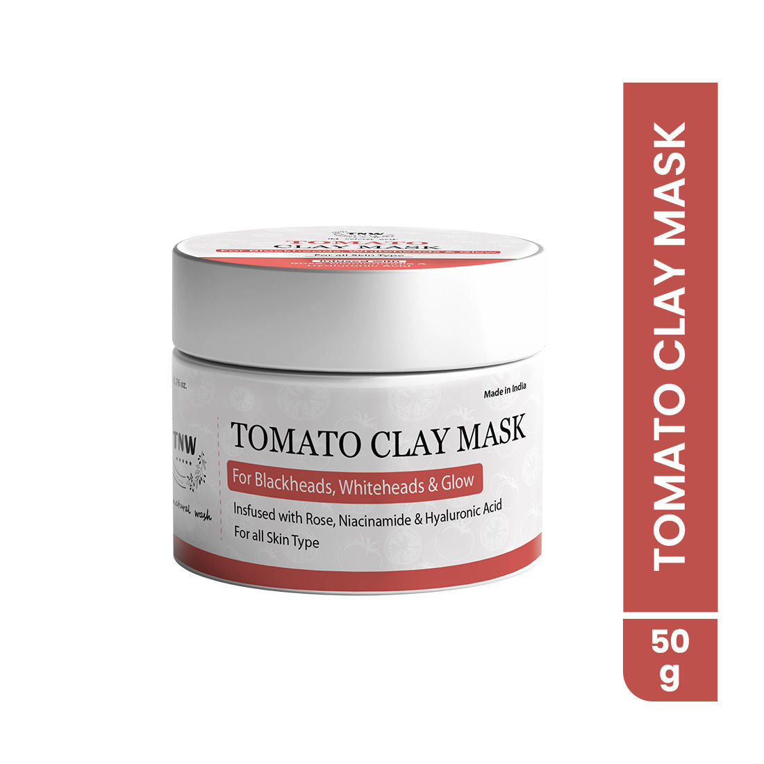 TNW The Natural Wash Tomato Clay Face Mask For Glowing Skin