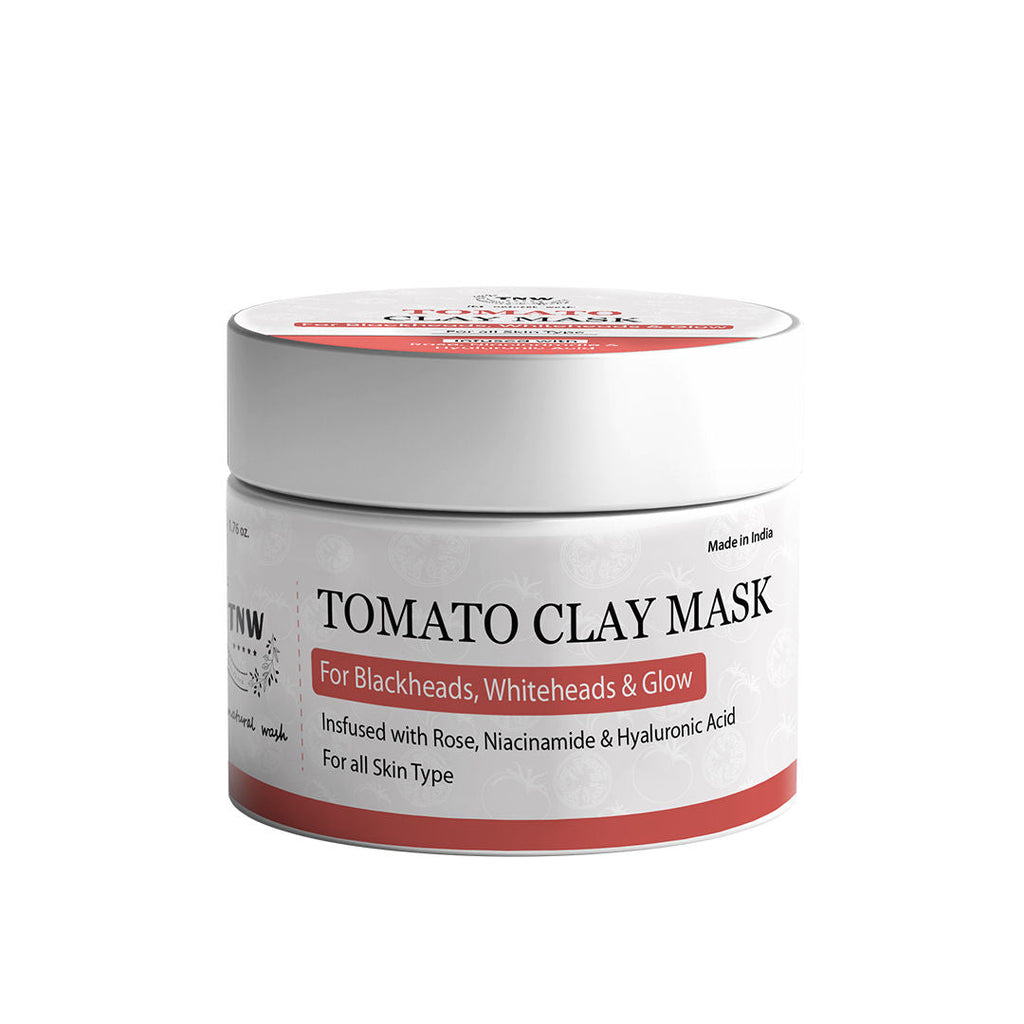 TNW The Natural Wash Tomato Clay Face Mask For Glowing Skin