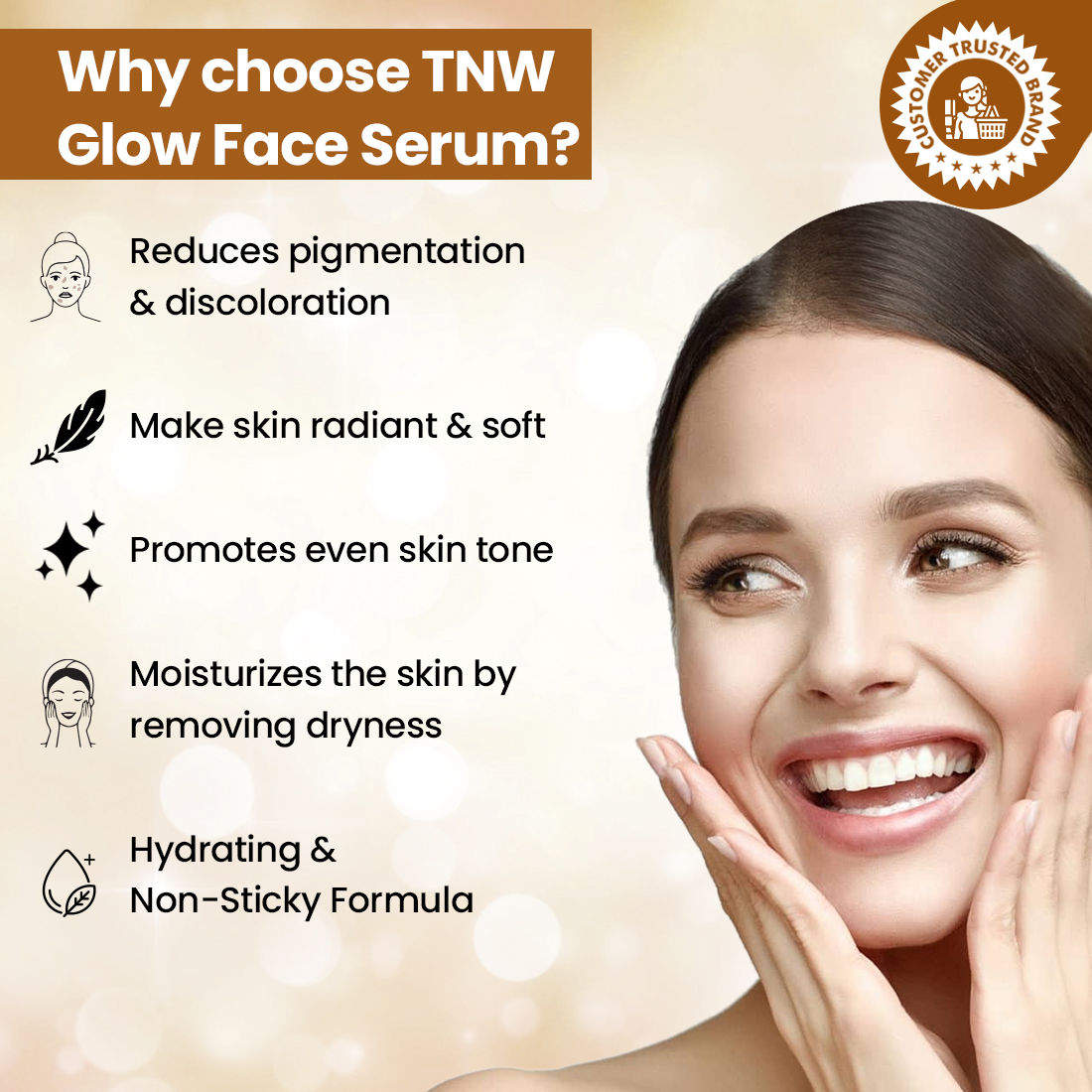 TNW The Natural Wash Kumkumadi & Licorice Glow Face Serum for Glowing & Spotless Skin