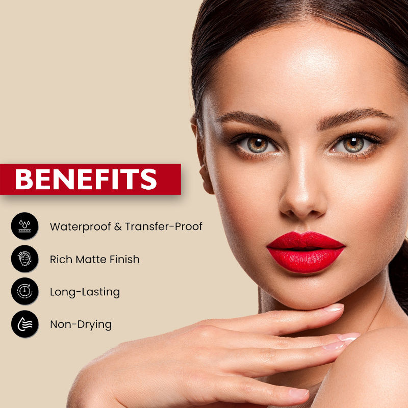 FASHION COLOUR Non-Transfer Matt Waterproof Lipstick