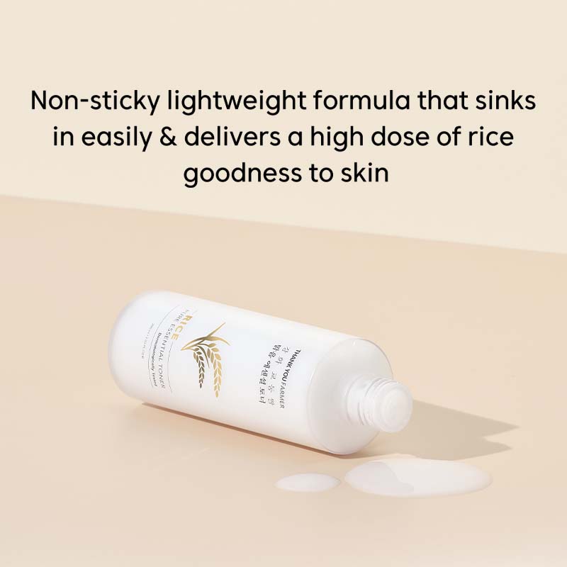 Thank You Farmer Rice Korean Niacinamide Toner- Brightening & Pigmentation, Dermatologically Tested