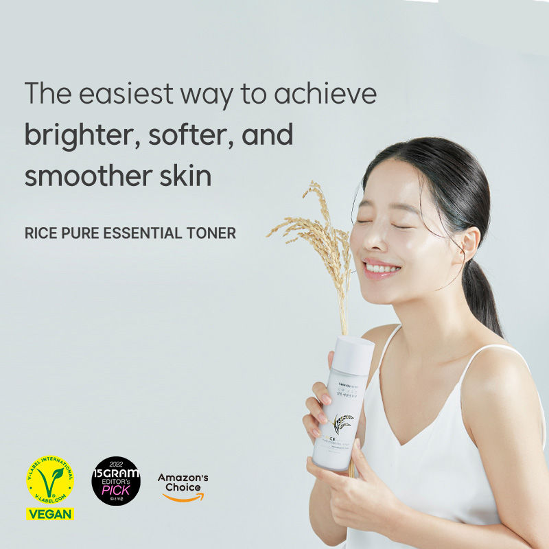 Thank You Farmer Rice Korean Niacinamide Toner- Brightening & Pigmentation, Dermatologically Tested