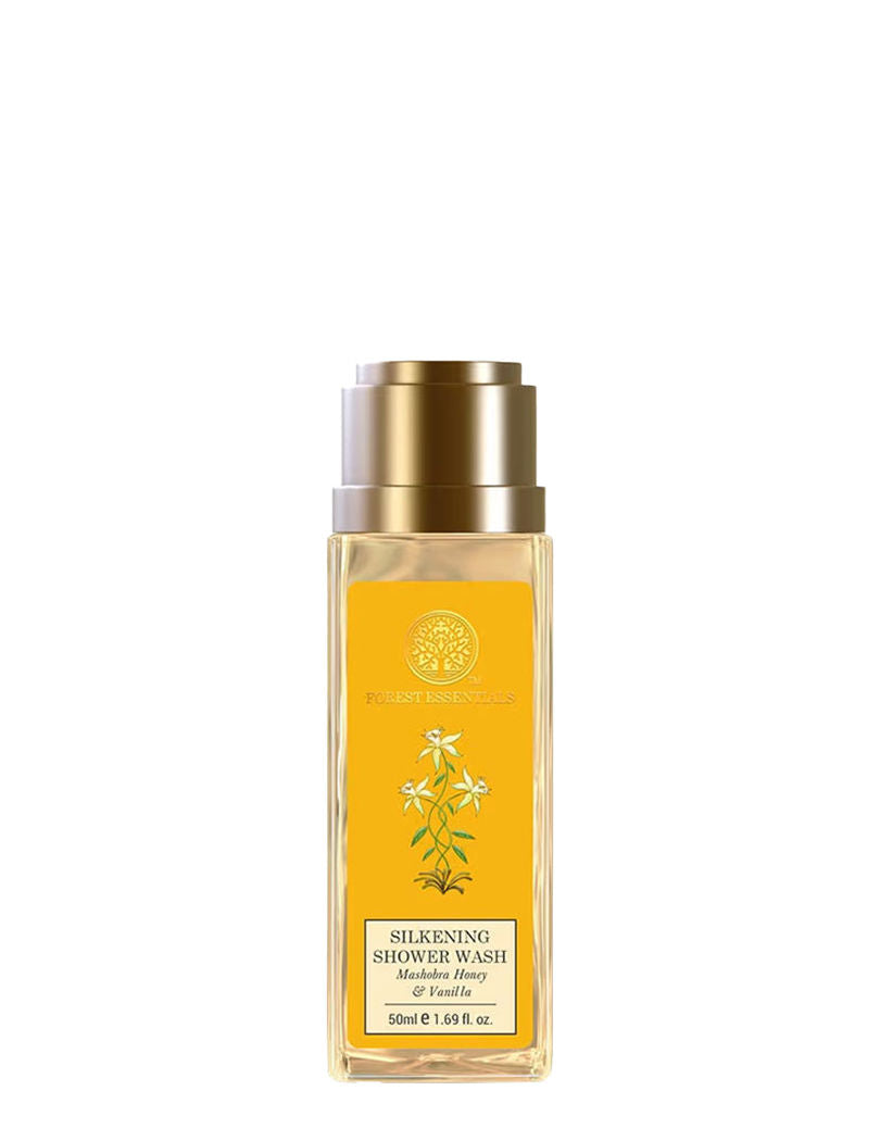 Forest Essentials Silkening Shower Wash - Mashobra Honey & Vanilla
