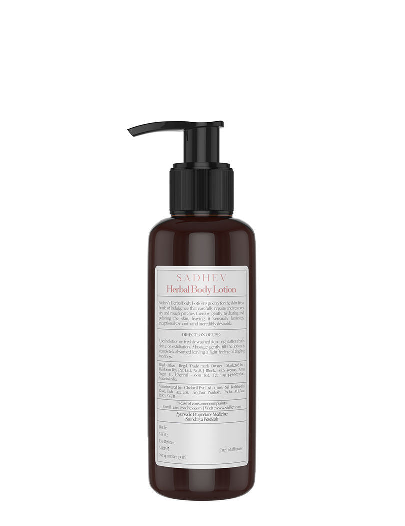 SADHEV Herbal Body Lotion - Almond & Aloe