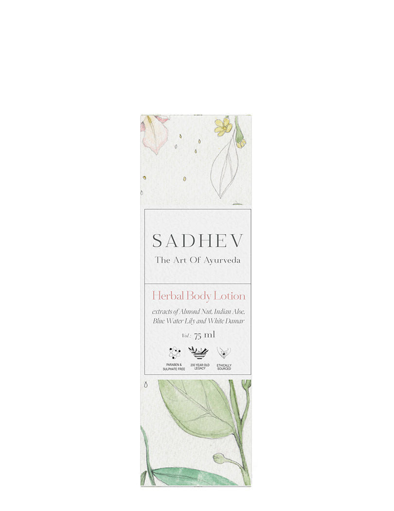 SADHEV Herbal Body Lotion - Almond & Aloe