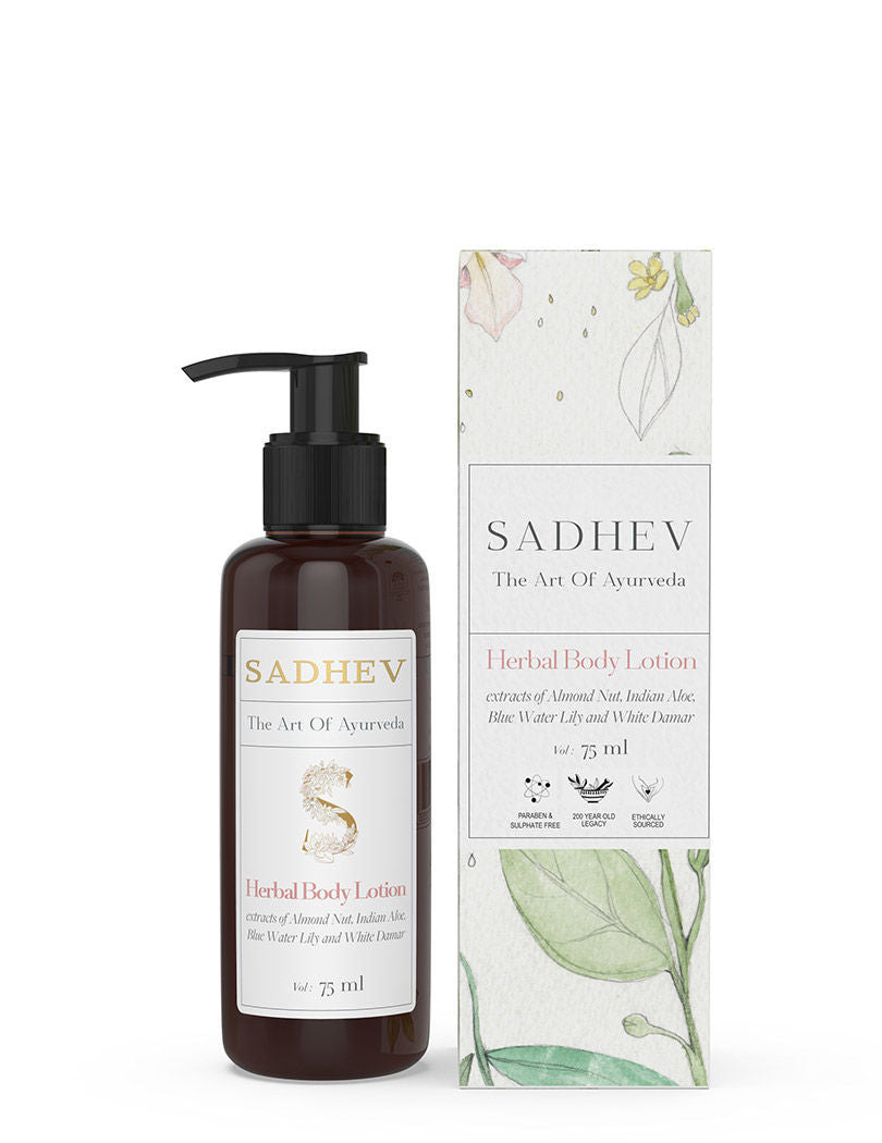 SADHEV Herbal Body Lotion - Almond & Aloe