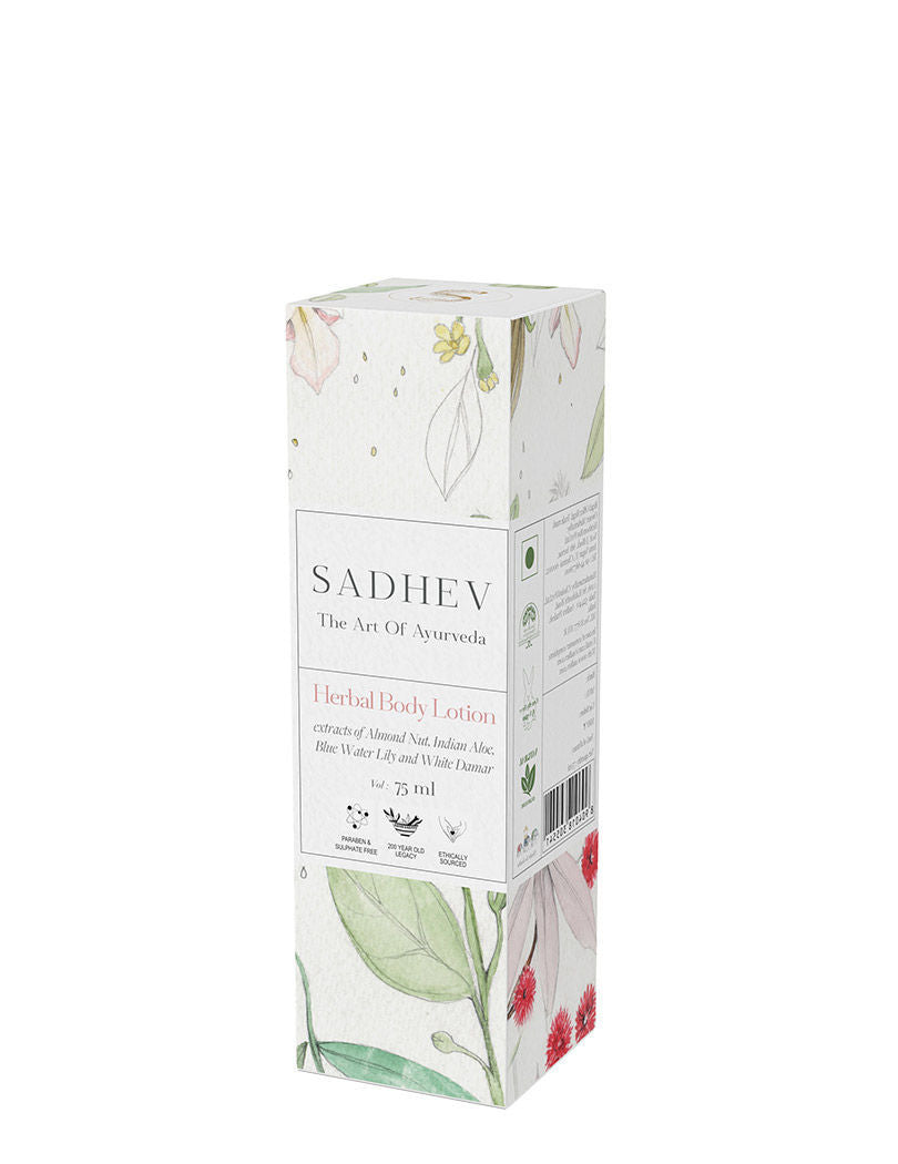 SADHEV Herbal Body Lotion - Almond & Aloe
