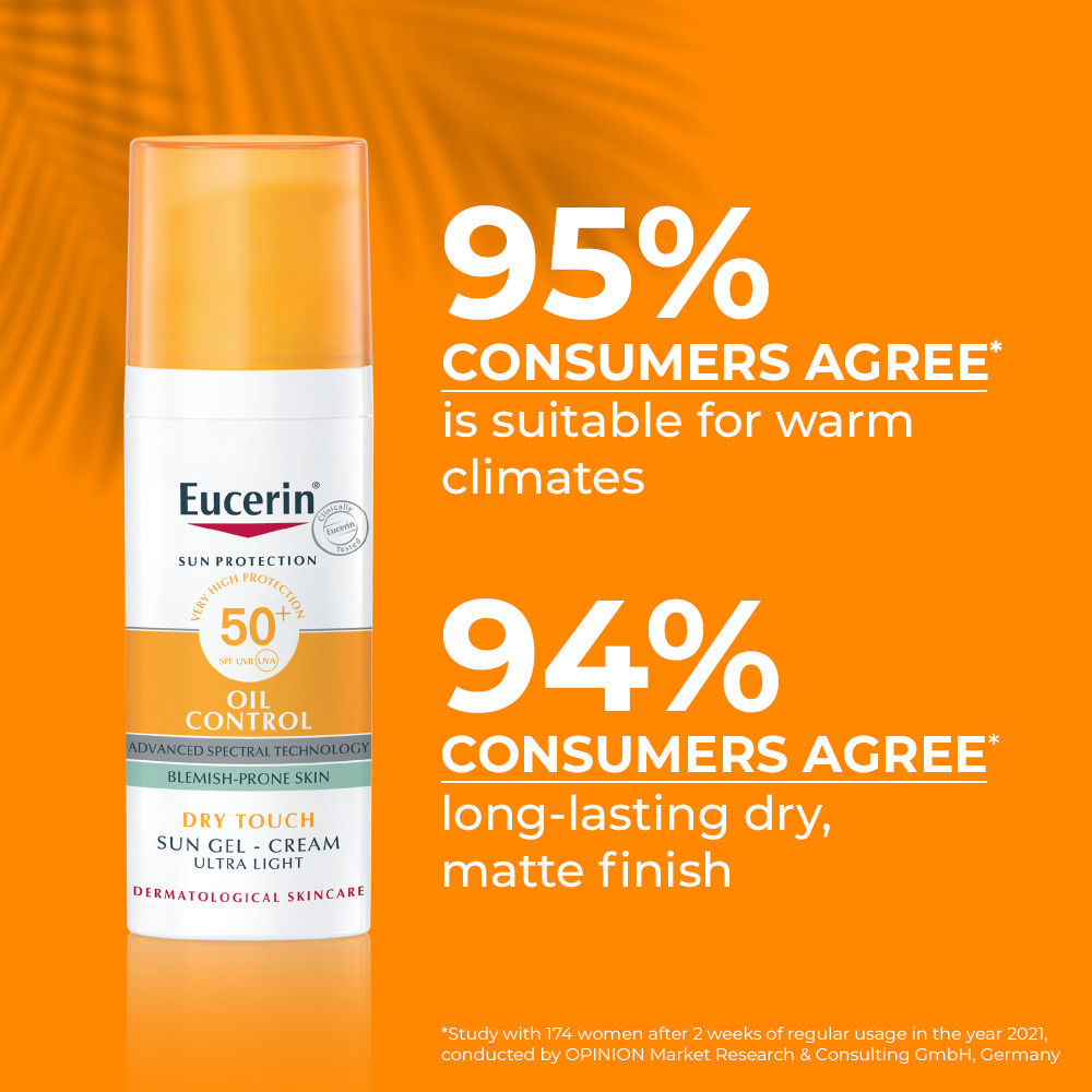 Eucerin Oil Control Dry Touch Sunscreen Gel-Cream SPF 50+