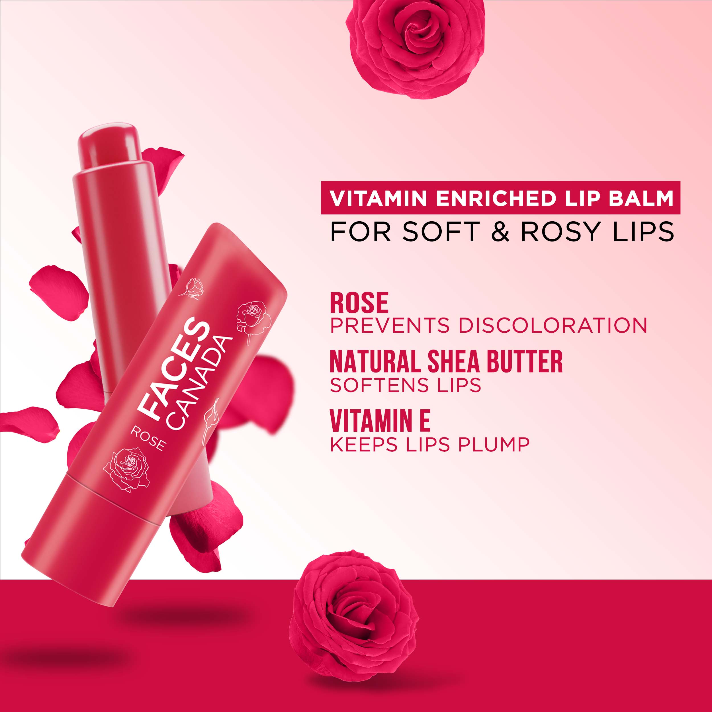 Faces Canada Lip Balm 12hr Moisture For Dry - Chapped Lips