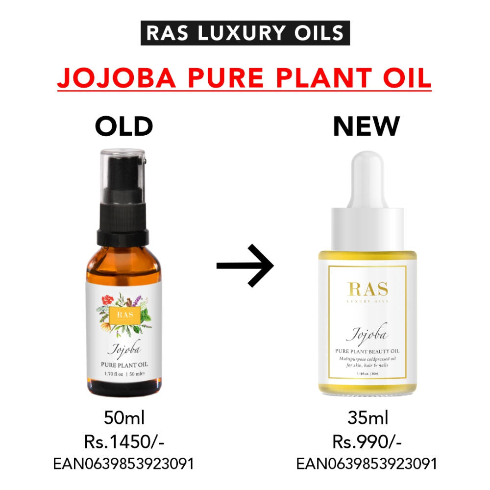 RAS Luxury Oils Jojoba Pure Plant Oil