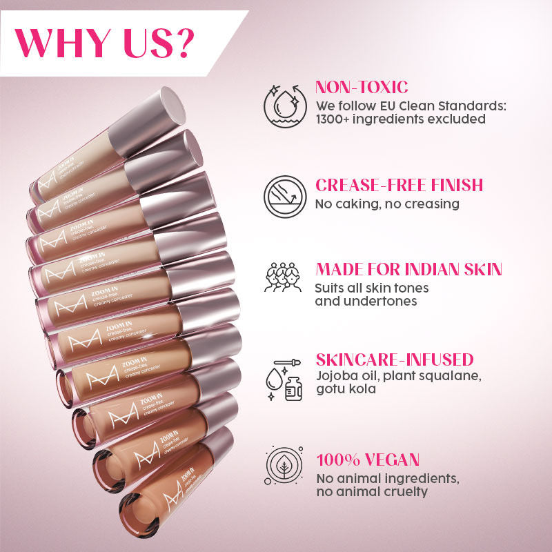 House Of Makeup Zoom In Crease-Free, Creamy Concealer