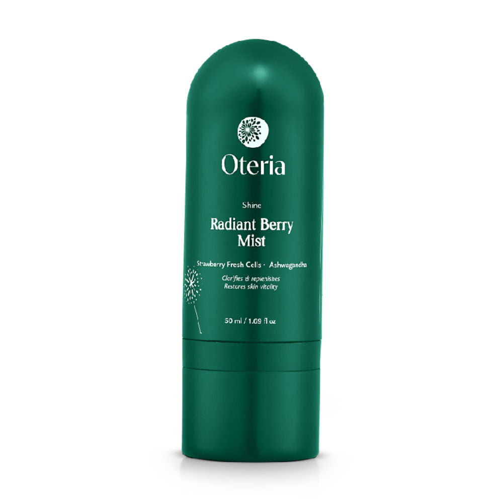 Oteria Berry Face Mist And Toner Vegan Fresh Strawberry Fruit Cells For Mid-day Skin Glow Unisex