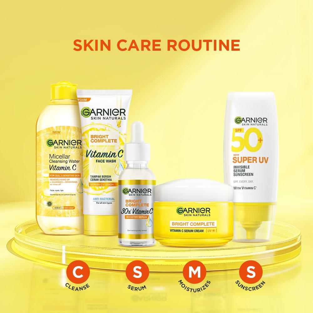 Garnier Air-Lock SPF 50+ PA++++ For UVA/UVB Invisible Serum Sunscreen For Broad Spectrum With No White Cast