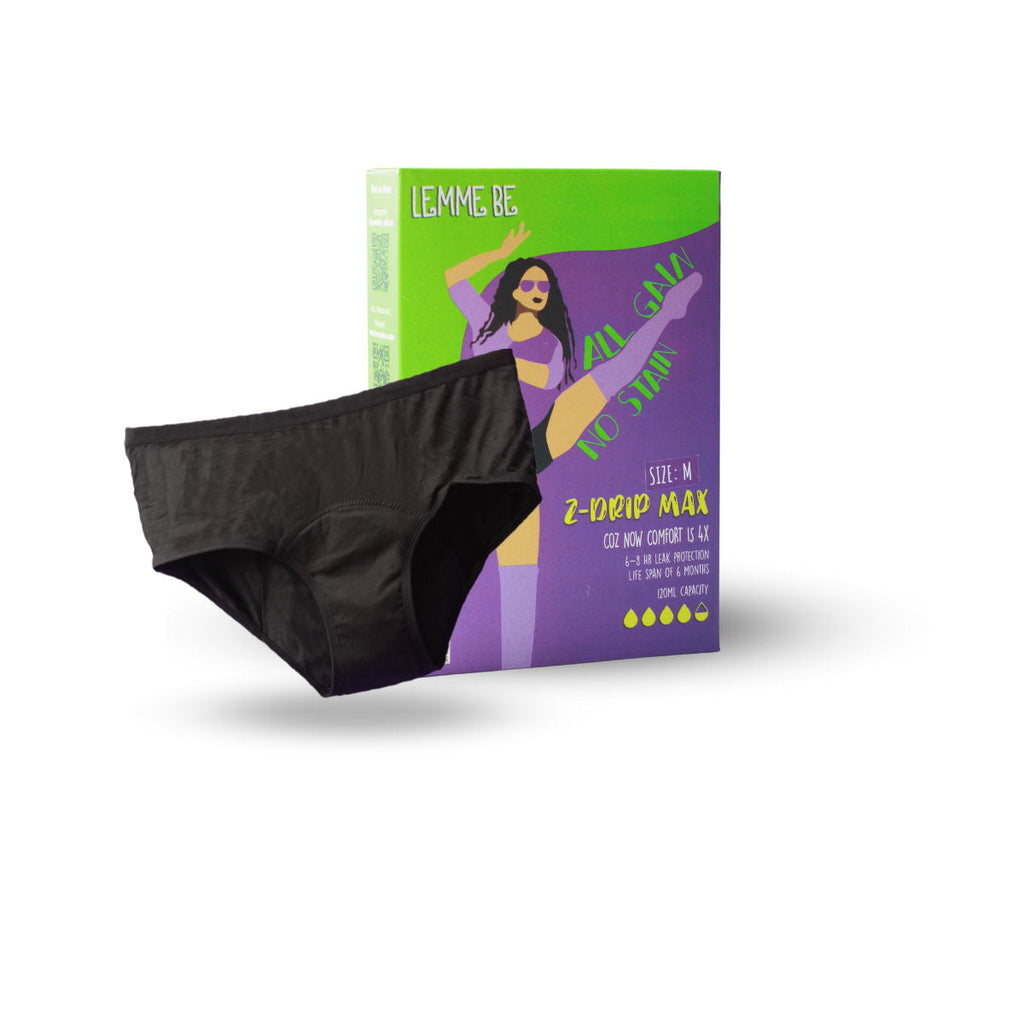 Lemme Be Reusable Period Panties Z Drip Max