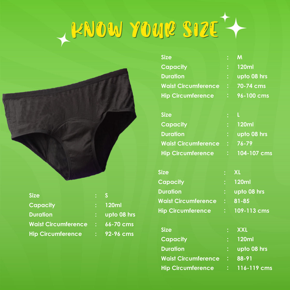 Lemme Be Reusable Period Panties Z Drip Max