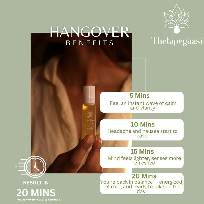 Thetapegaasi Hangover Pure Essential Oil Roll-On