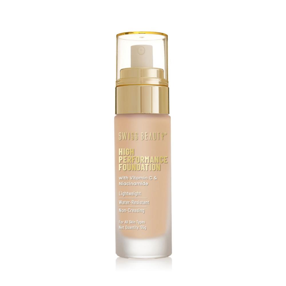 Swiss Beauty High Performance Foundation With Vitamin C & Niacinamide Light-Weight
