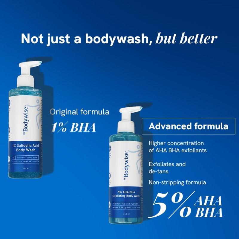 Be Bodywise 5% AHA BHA Exfoliating Body Wash