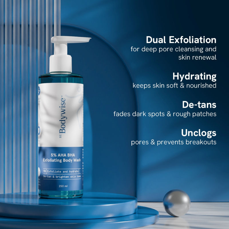Be Bodywise 5% AHA BHA Exfoliating Body Wash