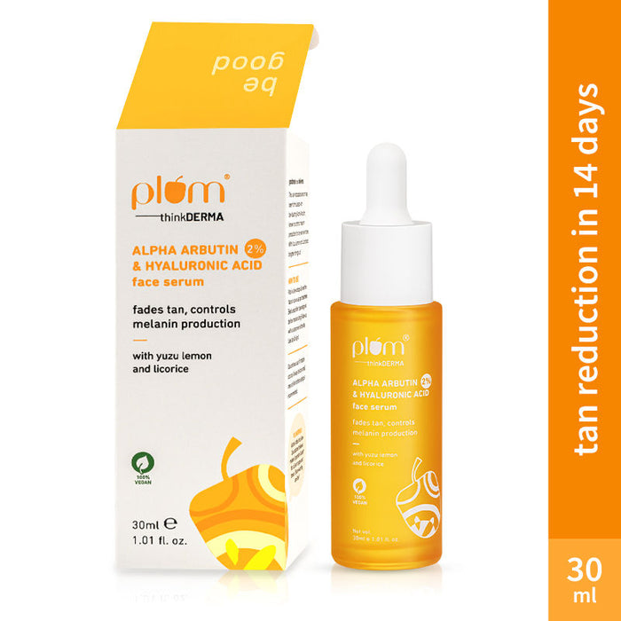 Plum 2% Alpha Arbutin & Hyaluronic Acid Face Serum