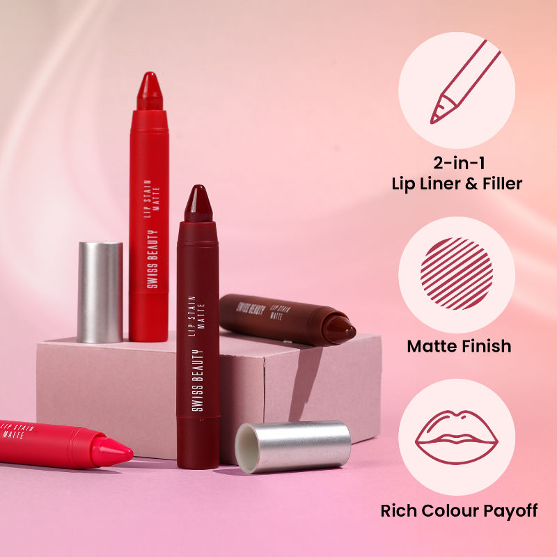 Swiss Beauty Lip Stain Matte Lipstick