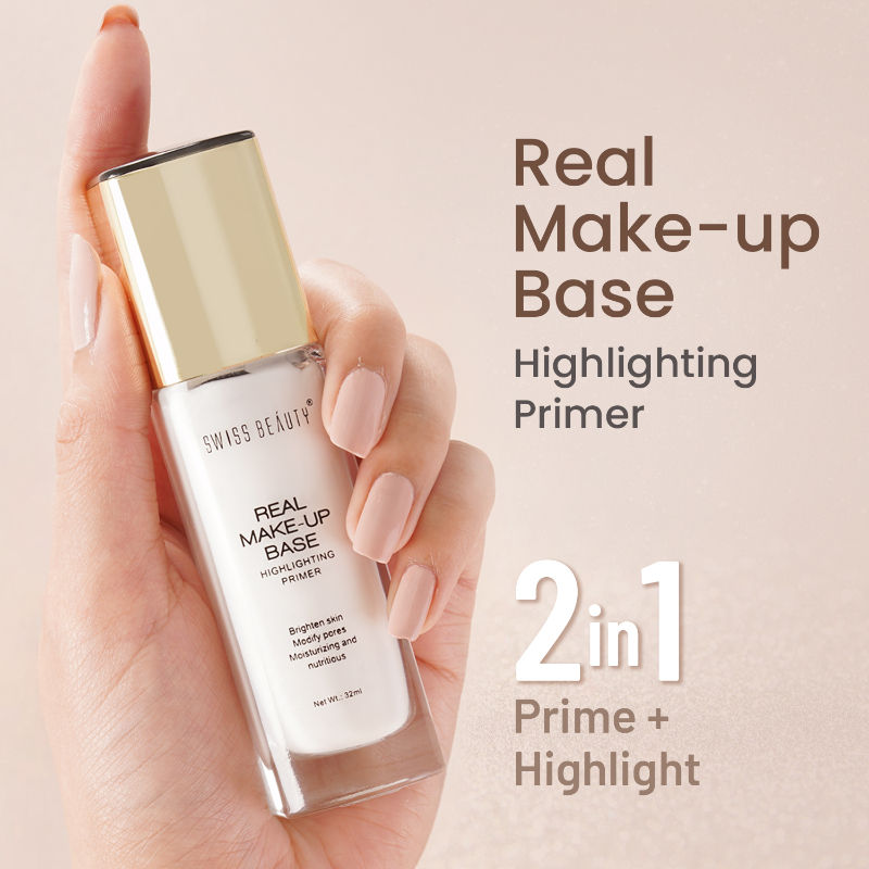 Swiss Beauty Real Make-Up Base Highlighting Primer , Brighten Skin , Modify Pore
