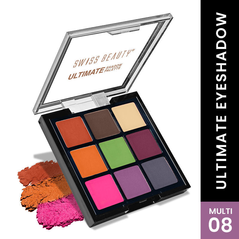 Swiss Beauty Ultimate 9 Pigmented Colors Eyeshadow Palette