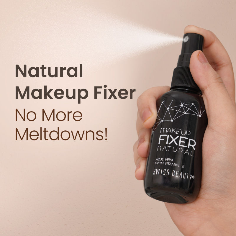 Swiss Beauty Long Lasting Professional Makeup Fixer Setting Spray With Vitamin E & Aloe Vera
