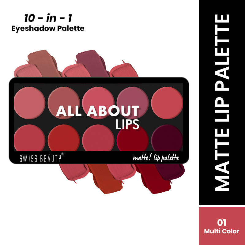 Swiss Beauty All About Lip Palette