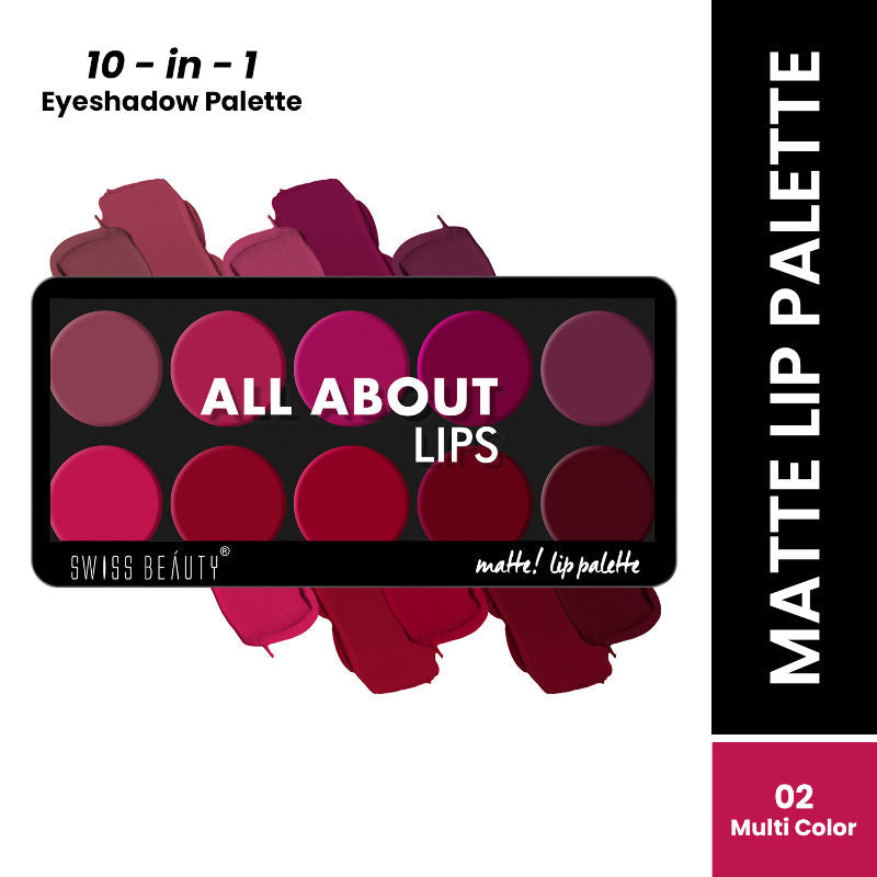 Swiss Beauty All About Lip Palette