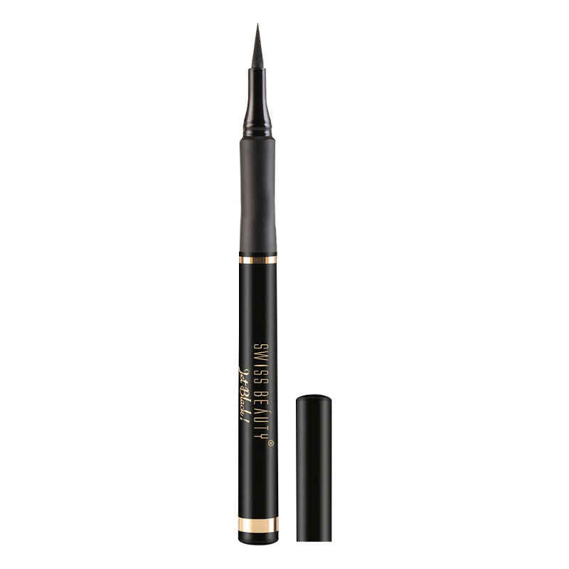 Swiss Beauty Bold Felt Tip Eyeliner - Jet Black