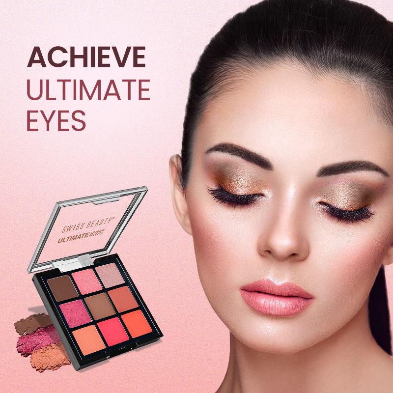 Swiss Beauty Ultimate 9 Pigmented Colors Eyeshadow Palette