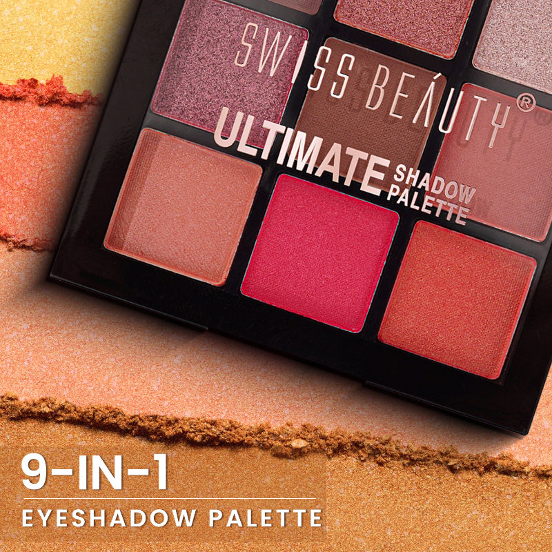 Swiss Beauty Ultimate 9 Pigmented Colors Eyeshadow Palette