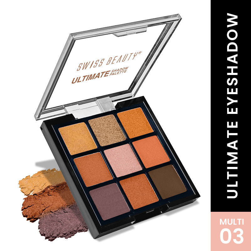 Swiss Beauty Ultimate 9 Pigmented Colors Eyeshadow Palette