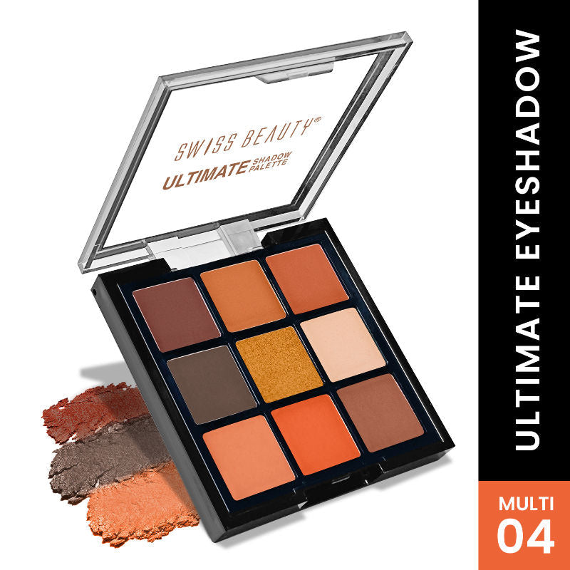 Swiss Beauty Ultimate 9 Pigmented Colors Eyeshadow Palette