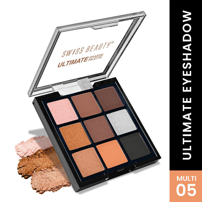 Swiss Beauty Ultimate 9 Pigmented Colors Eyeshadow Palette