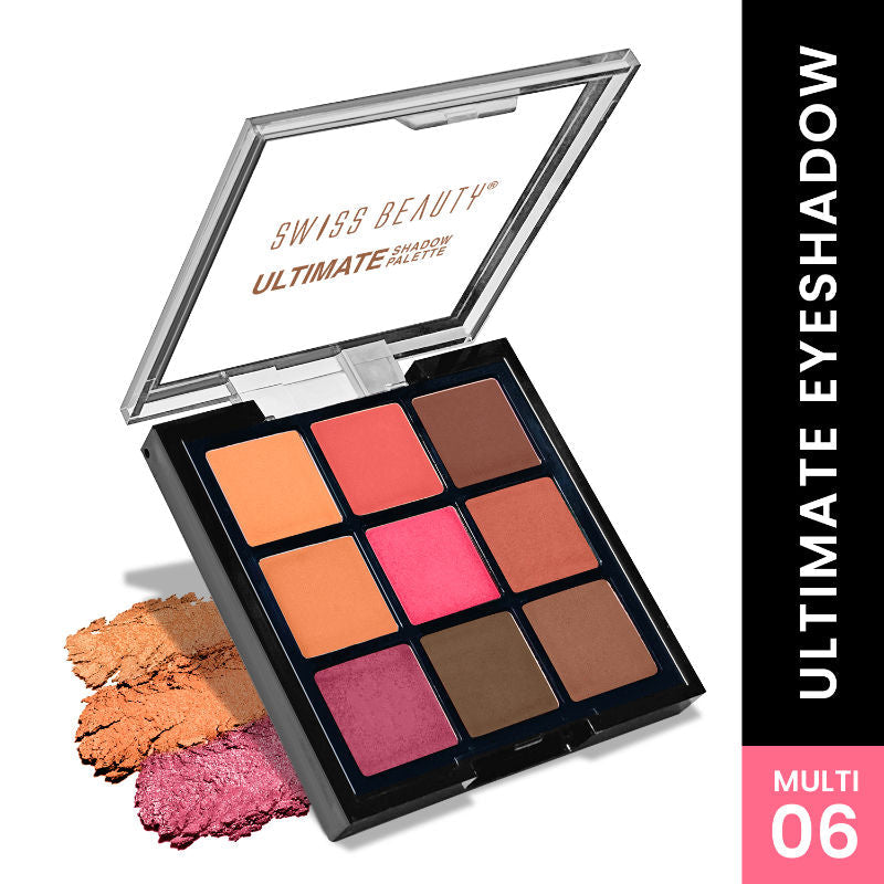 Swiss Beauty Ultimate 9 Pigmented Colors Eyeshadow Palette