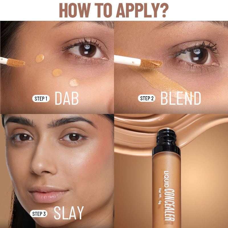 Swiss beauty Full Coverage Liquid Concealer With Jojoba Oil