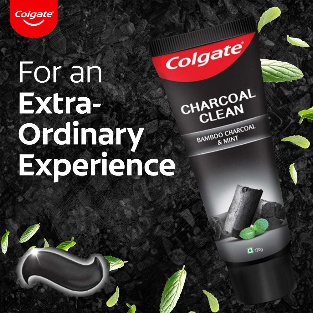 Colgate Charcoal Clean Toothpaste- Black Gel Paste