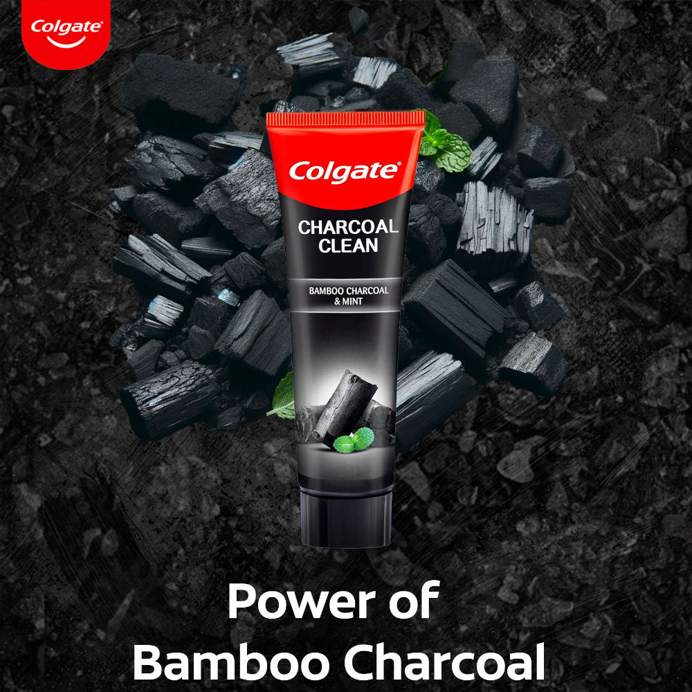 Colgate Charcoal Clean Toothpaste- Black Gel Paste