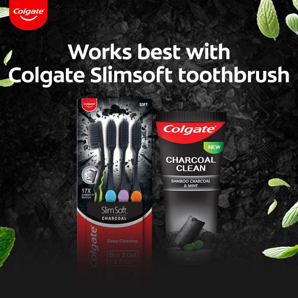Colgate Charcoal Clean Toothpaste- Black Gel Paste