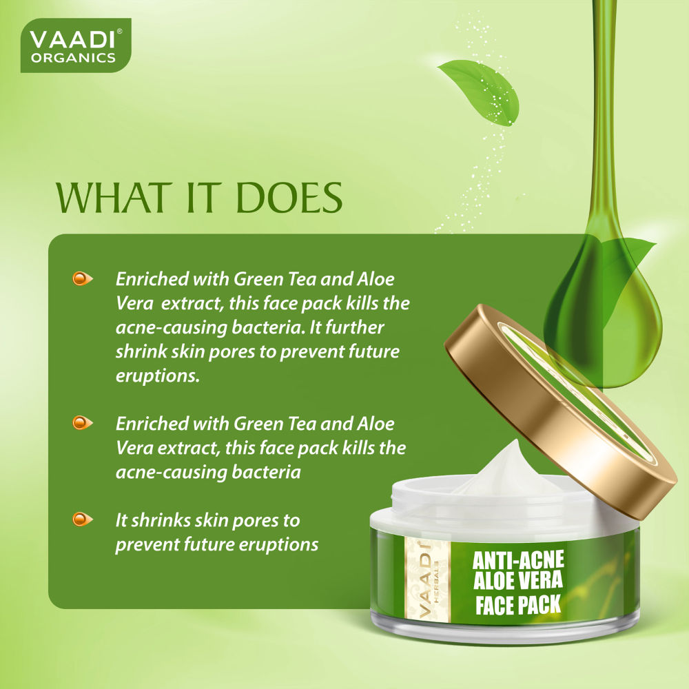 Vaadi Herbals Anti-Acne Aloe Vera Face Pack