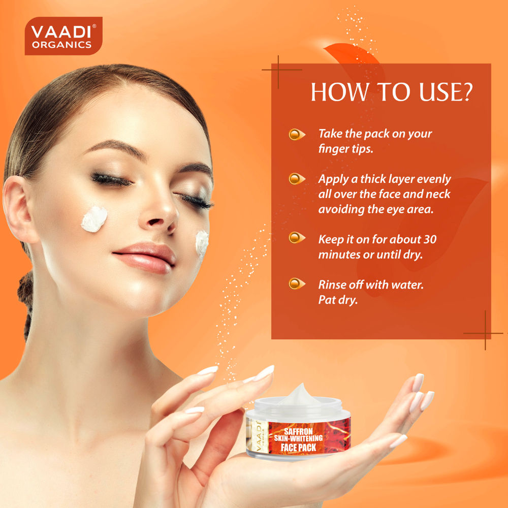 Vaadi Herbals Saffron Skin Whitening Face Pack