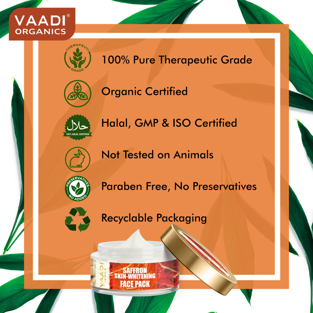 Vaadi Herbals Saffron Skin Whitening Face Pack