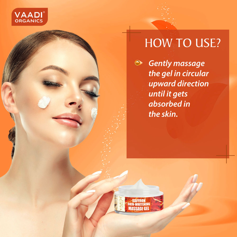 Vaadi Herbals Saffron-Skin Whitening Massage Gel