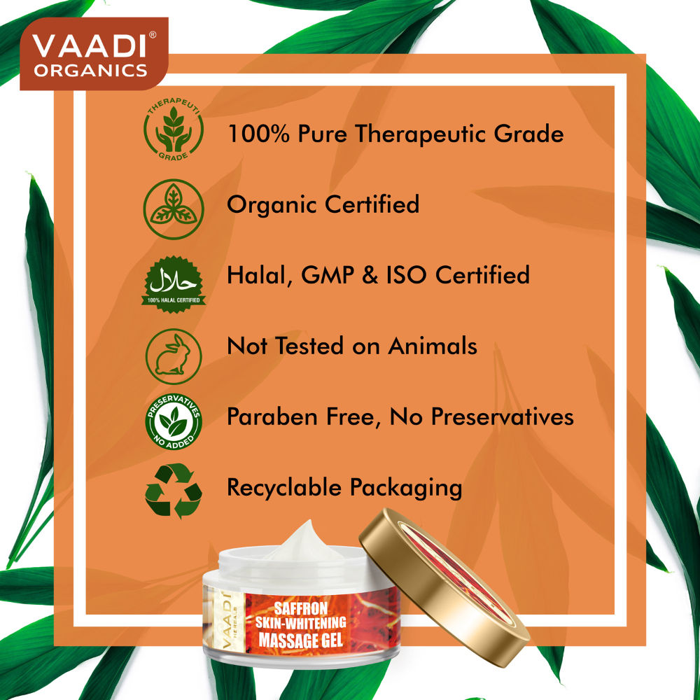 Vaadi Herbals Saffron-Skin Whitening Massage Gel
