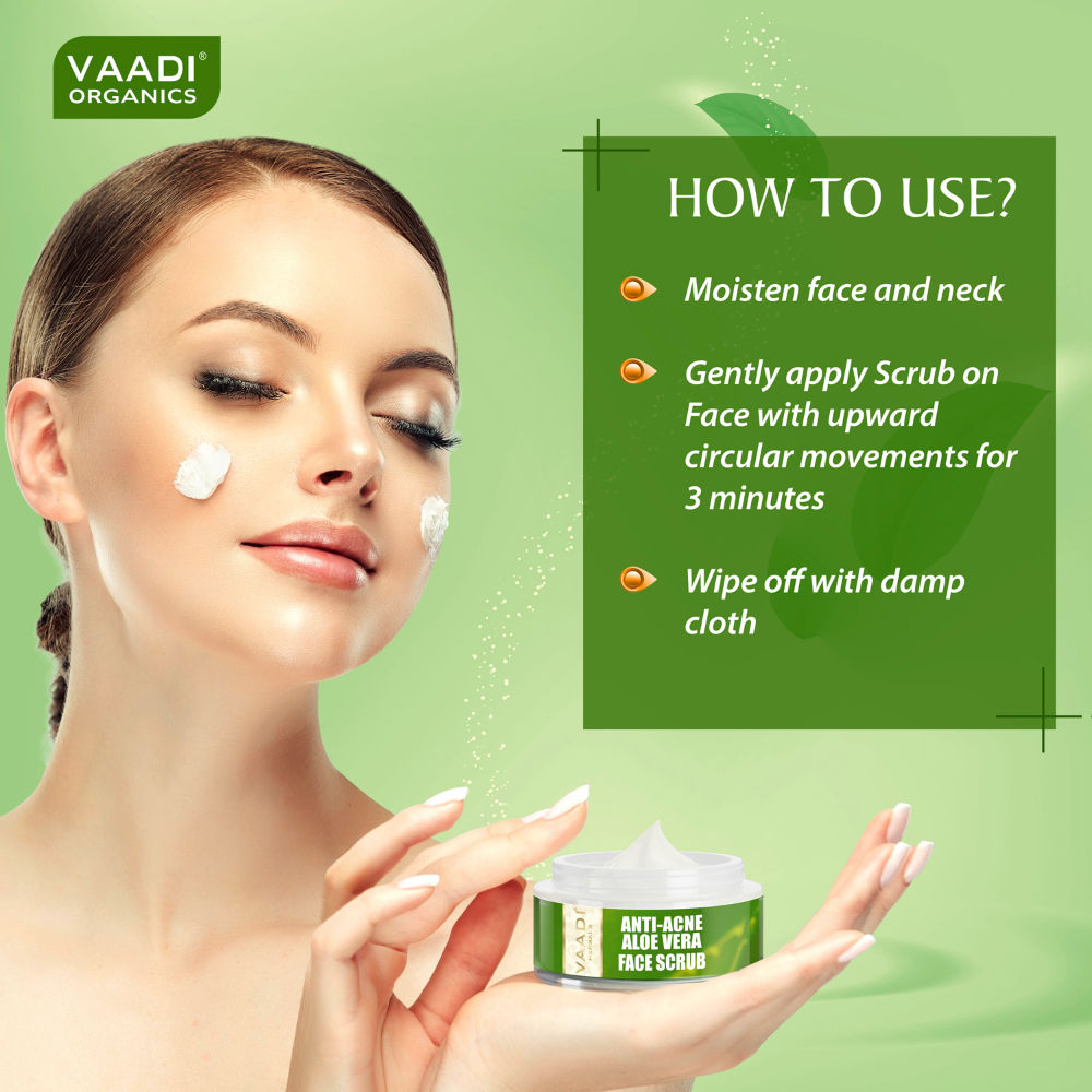 Vaadi Herbals Aloe Vera Face Scrub